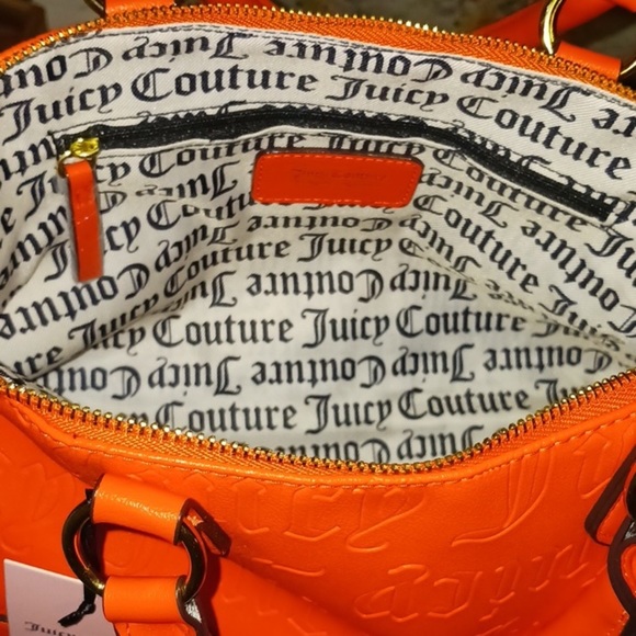 NWT 🍊Juicy Couture Dome Satchel
Crossbody Bright Tangerine 🧡 - Picture 9 of 13